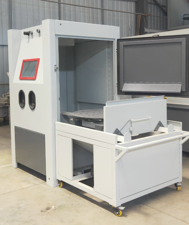 贵港箱式喷砂机 适合小工件批量处理