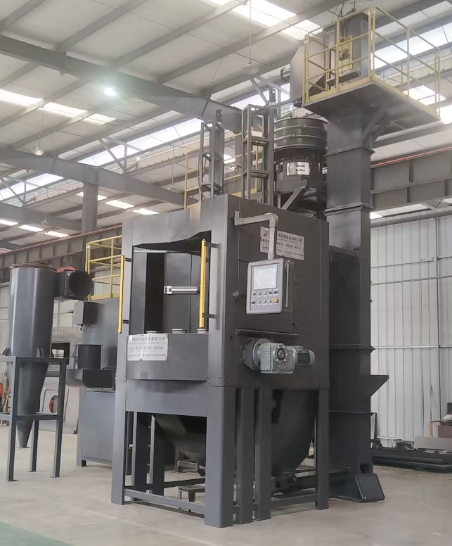 贵港转盘式喷砂机 提升圆形工件处理效率